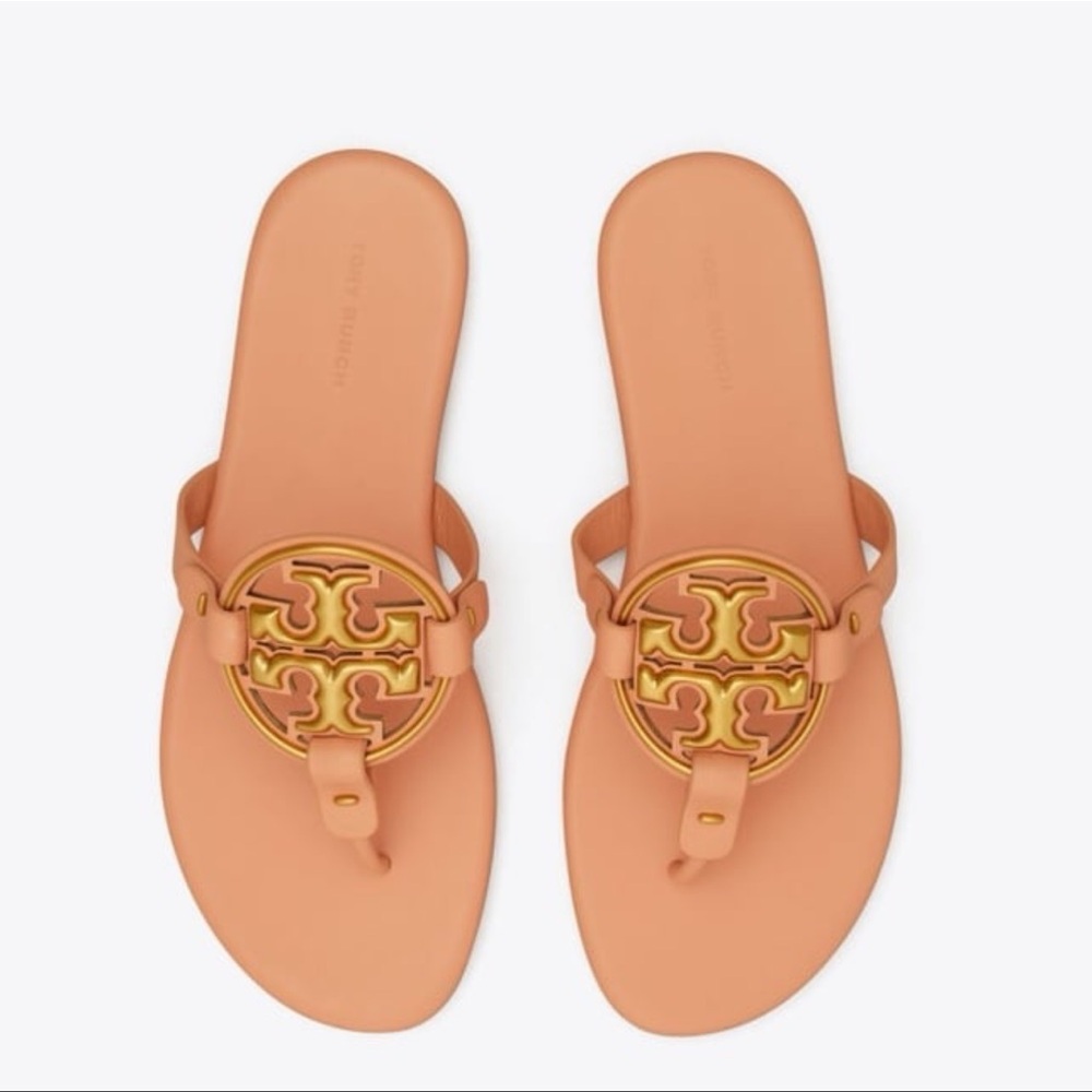 Tory Burch Soft metal miller sandal